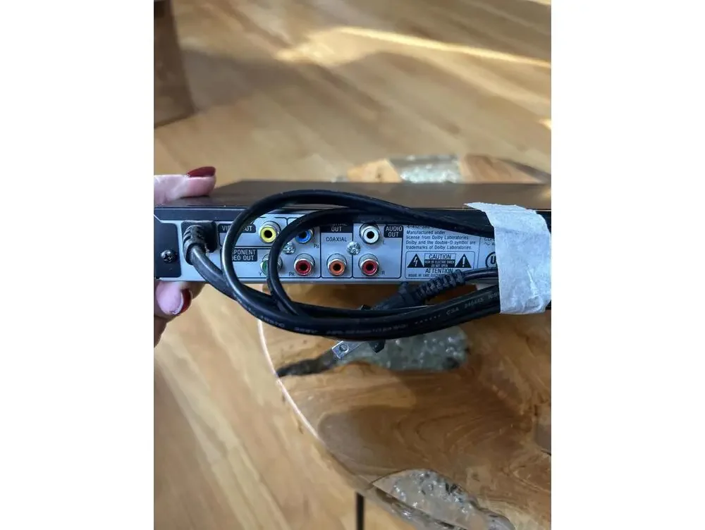 Sony DVD Player with Component and Coaxial Audio Outputs
